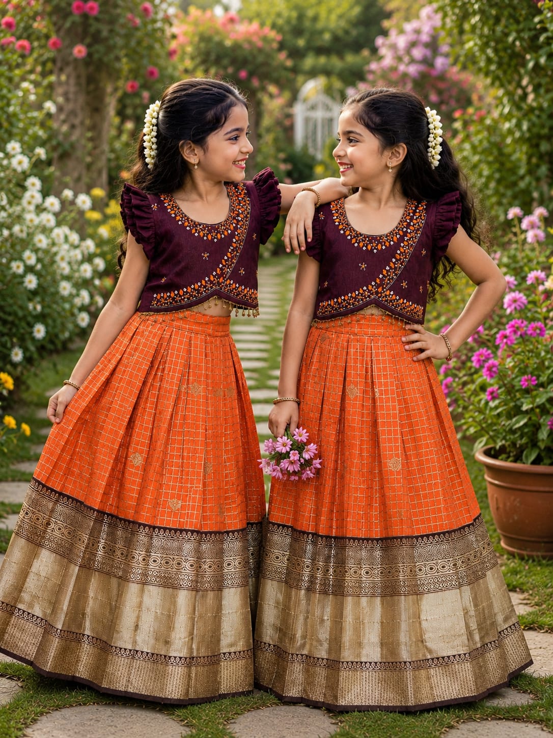Kids lehenga