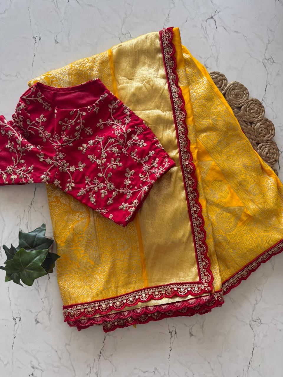 Banarasi stain pattu saree