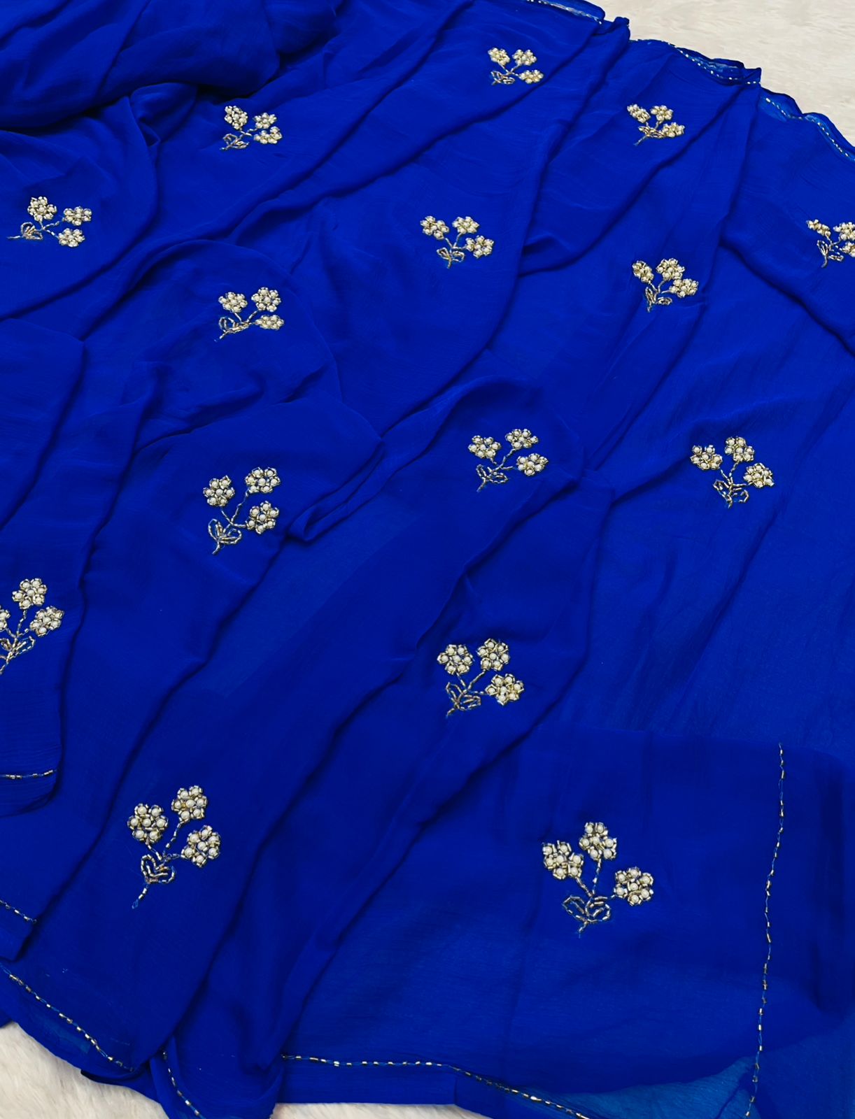 Pure shiffon saree