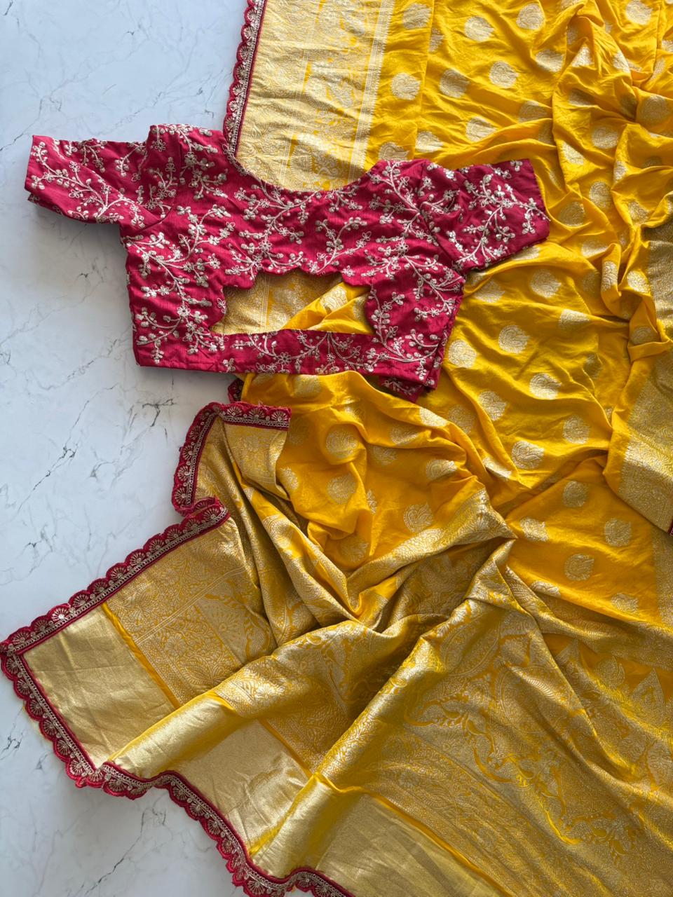 Banarasi stain pattu saree